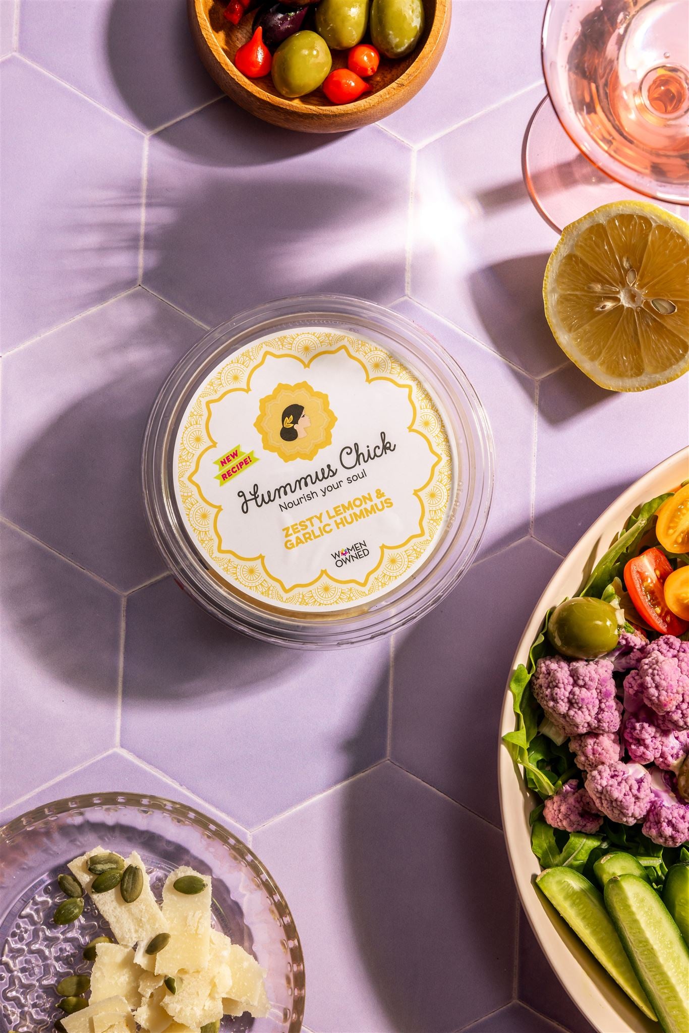 Zesty Lemon & Garlic Hummus