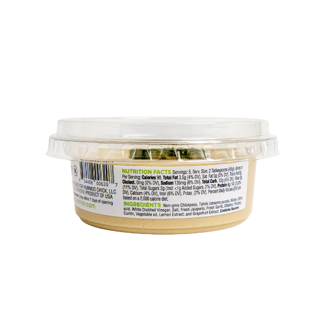 Jalapeño Salsa Hummus