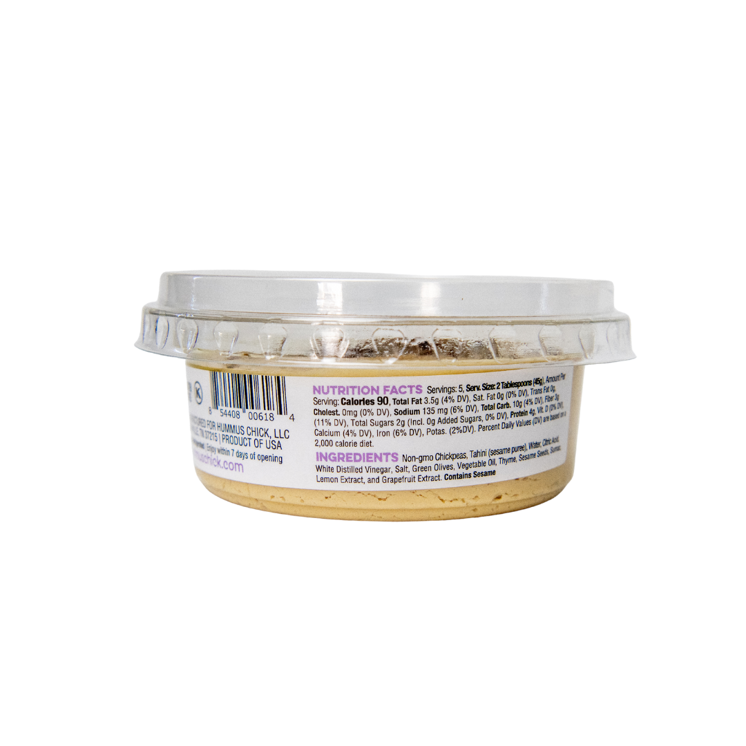 Green Olive & Za’atar Hummus