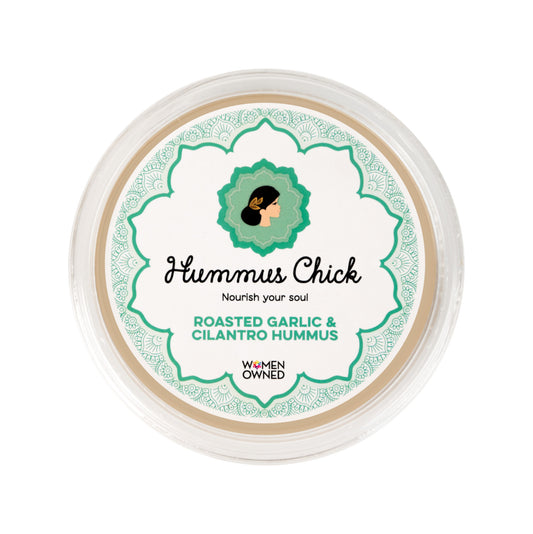 Roasted Garlic & Cilantro Hummus