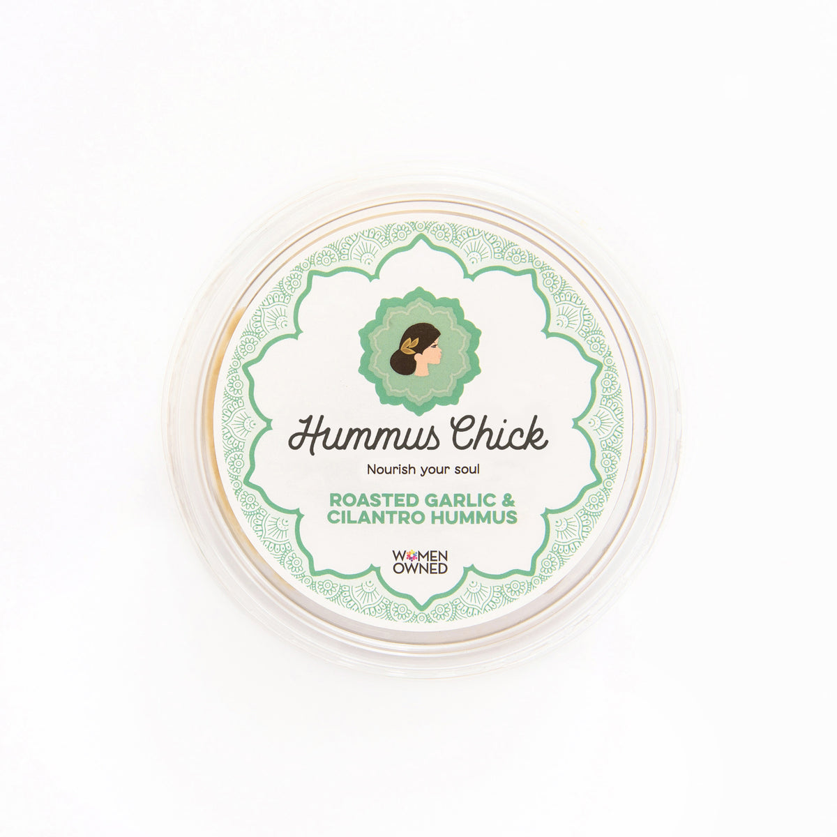 Roasted Garlic & Cilantro Hummus