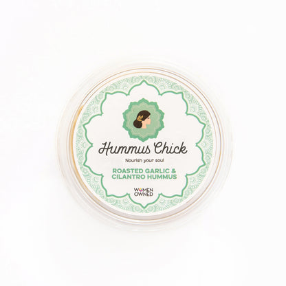 Roasted Garlic & Cilantro Hummus