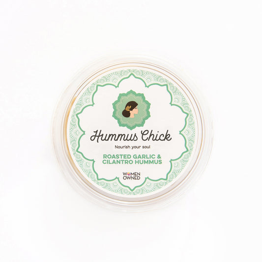 Roasted Garlic & Cilantro Hummus