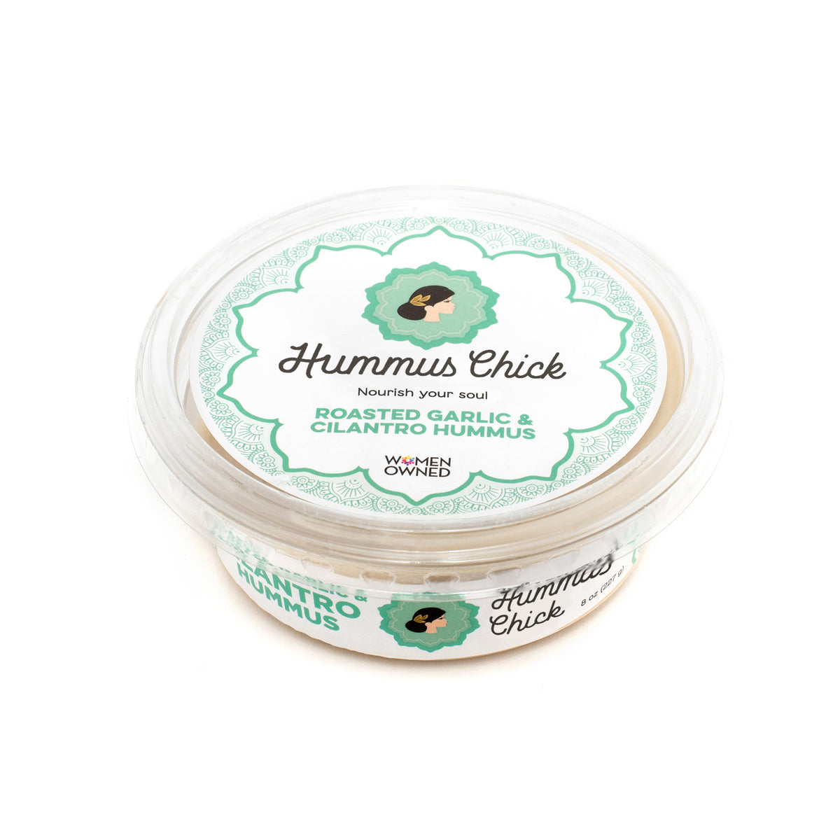 Roasted Garlic & Cilantro Hummus